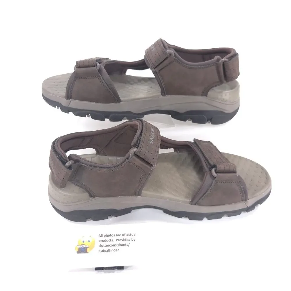 Skechers Tresmen Outdoor Adjustable Sandal Mens Size 11 204105 Brown Black